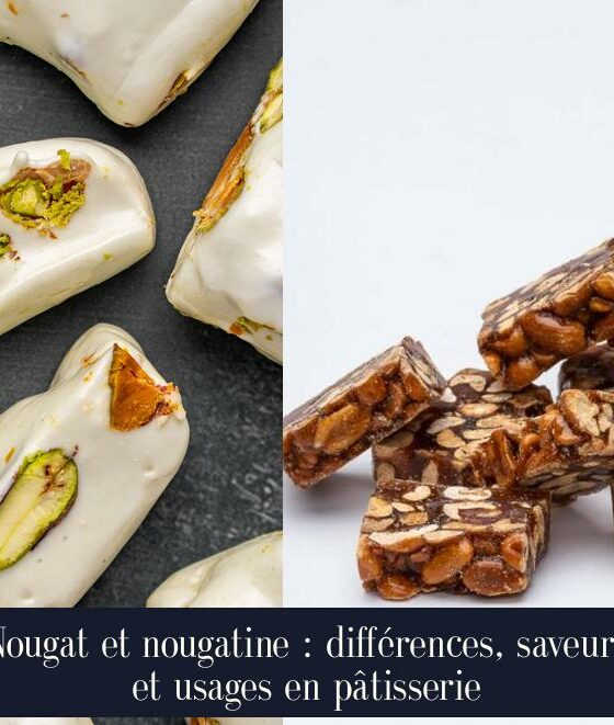 Nougat et nougatine : différences, saveurs et usages en pâtisserie