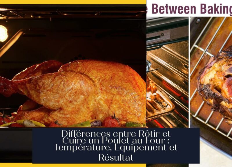 Différences entre Rôtir et Cuire un Poulet au Four : Température, Équipement et Résultat