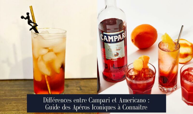 Différences entre Campari et Americano : Guide des Apéros Iconiques à Connaître