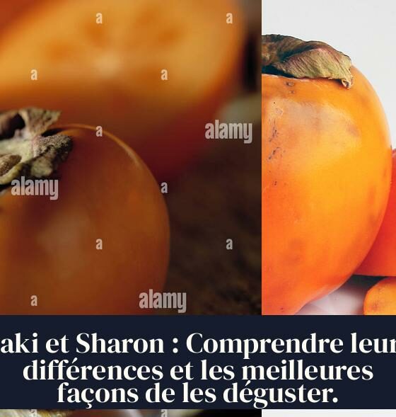 Kaki et Sharon : Comprendre leurs différences et les meilleures façons de les déguster.