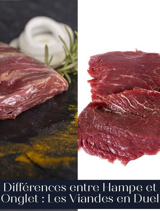 Différences entre Hampe et Onglet : Les Viandes en Duel