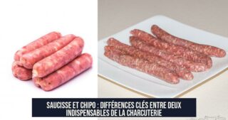 Saucisse et Chipo : Différences Clés entre Deux Indispensables de la Charcuterie