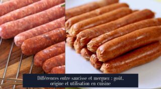 Différences entre saucisse et merguez : goût, origine et utilisation en cuisine