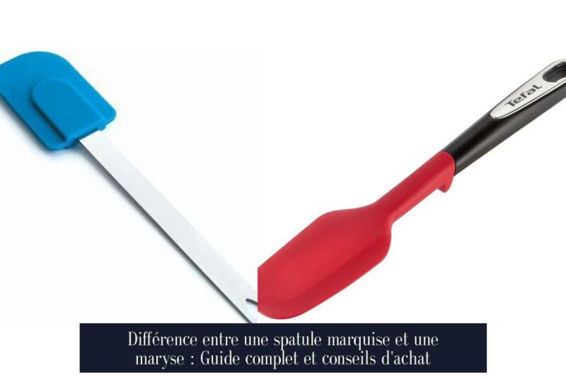 Différence entre une spatule marquise et une maryse : Guide complet et conseils d'achat