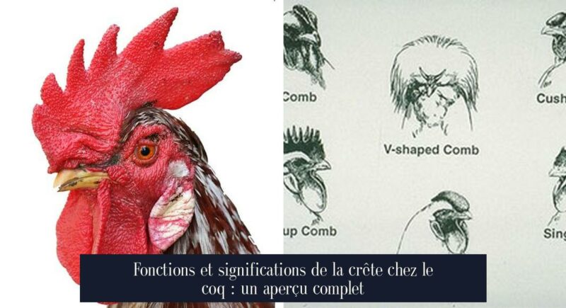 Fonctions et significations de la crête chez le coq : un aperçu complet
