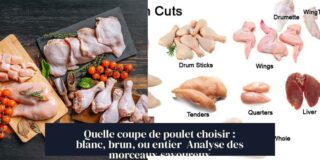 Quelle coupe de poulet choisir : blanc, brun, ou entier Analyse des morceaux savoureux
