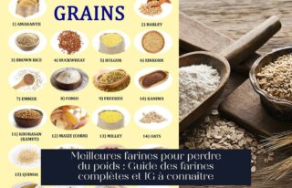 Meilleures farines pour perdre du poids : Guide des farines complètes et IG à connaître