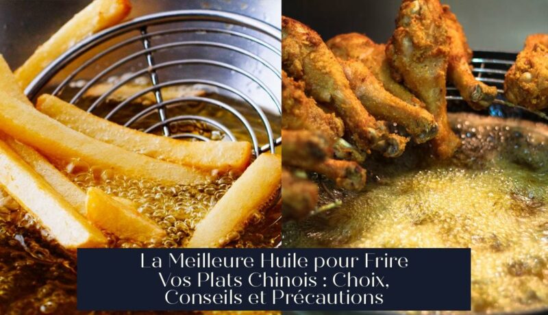 La Meilleure Huile pour Frire Vos Plats Chinois : Choix, Conseils et Précautions