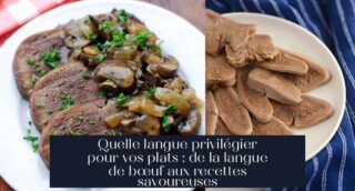 Quelle langue privilégier pour vos plats : de la langue de bœuf aux recettes savoureuses