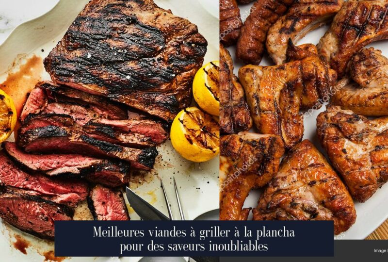 Meilleures viandes à griller à la plancha pour des saveurs inoubliables
