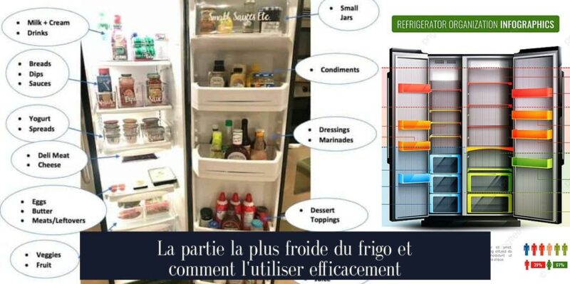 La partie la plus froide du frigo et comment l'utiliser efficacement