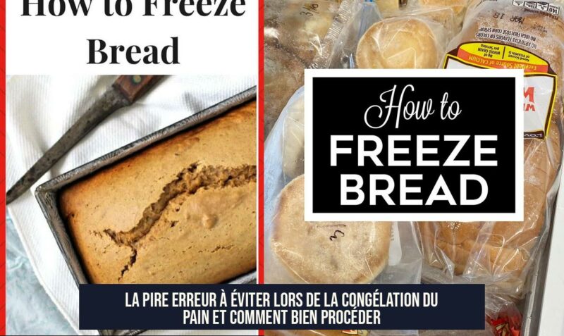 La pire erreur à éviter lors de la congélation du pain et comment bien procéder