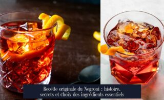 Recette originale du Negroni : histoire, secrets et choix des ingrédients essentiels