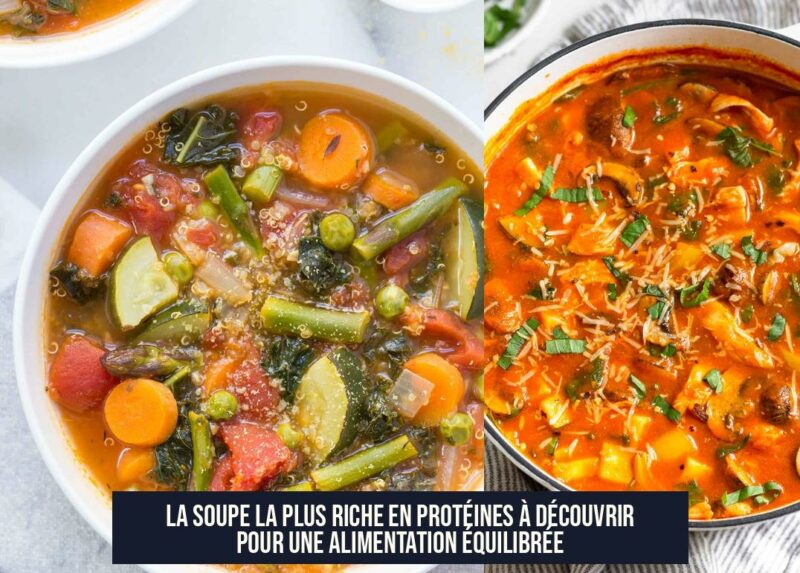 La soupe la plus riche en protéines à découvrir pour une alimentation équilibrée