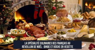 La Spécialité Culinaires des Français au Réveillon de Noël : Dinde et Bûche en Vedette