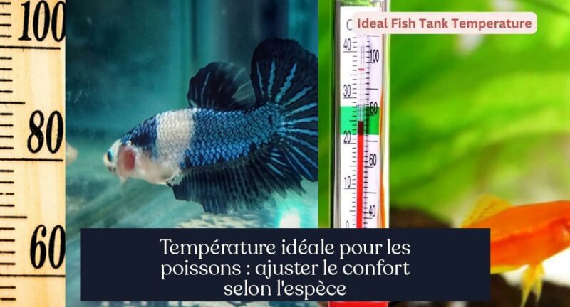 Température idéale pour les poissons : ajuster le confort selon l'espèce