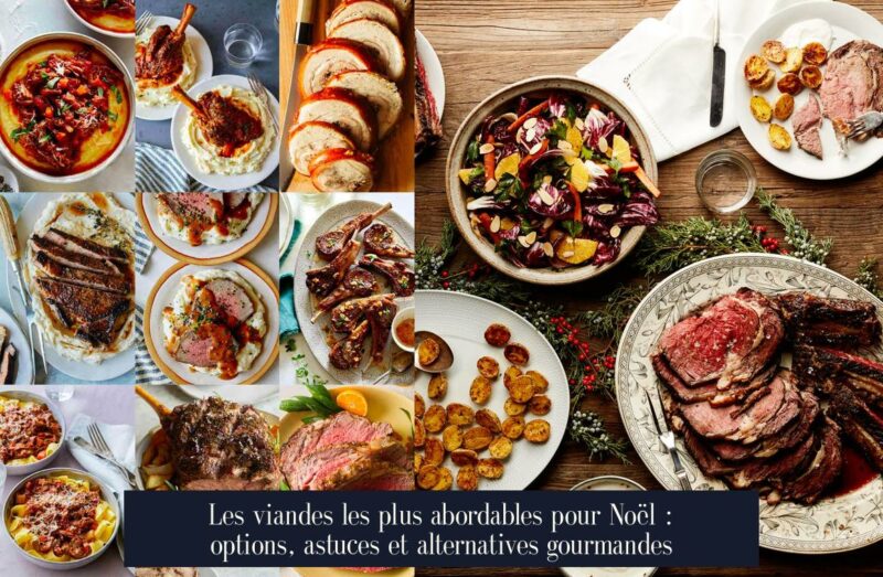 Les viandes les plus abordables pour Noël : options, astuces et alternatives gourmandes