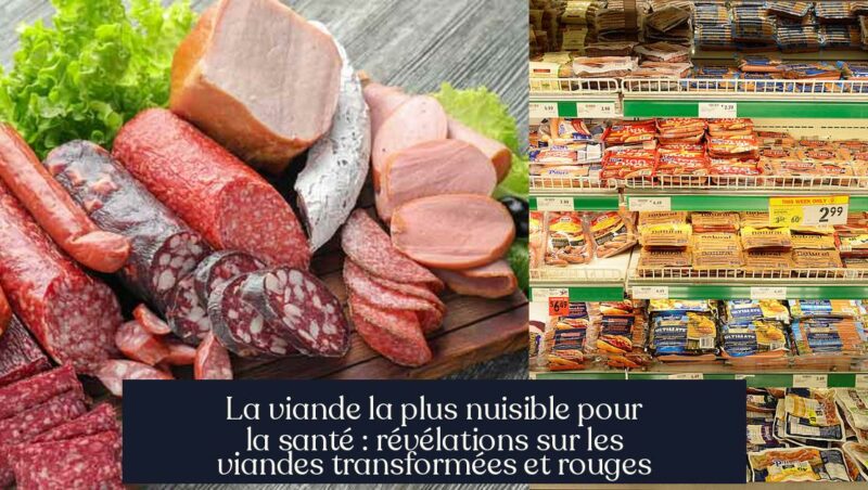 La viande la plus nuisible pour la santé : révélations sur les viandes transformées et rouges