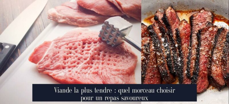 Viande la plus tendre : quel morceau choisir pour un repas savoureux
