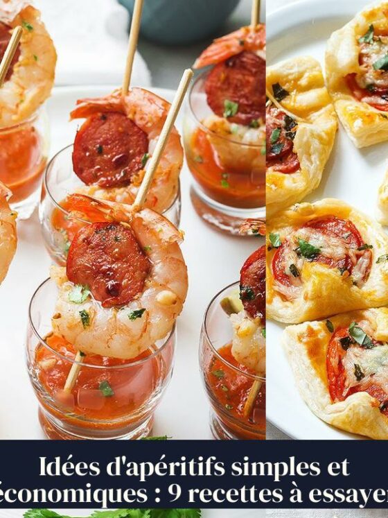 Idées d'apéritifs simples et économiques : 9 recettes à essayer