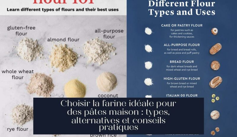 Choisir la farine idéale pour des pâtes maison : types, alternatives et conseils pratiques