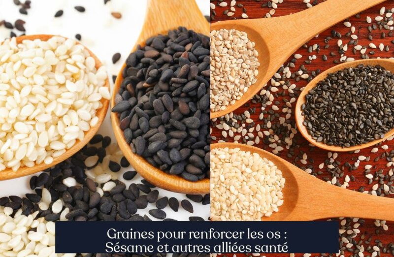 Graines pour renforcer les os : Sésame et autres alliées santé