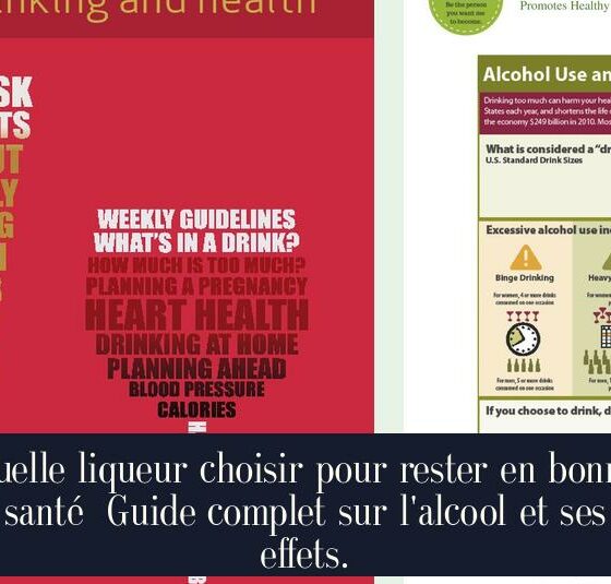 Quelle liqueur choisir pour rester en bonne santé Guide complet sur l'alcool et ses effets.