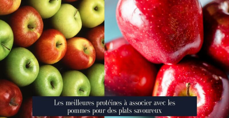 Les meilleures protéines à associer avec les pommes pour des plats savoureux
