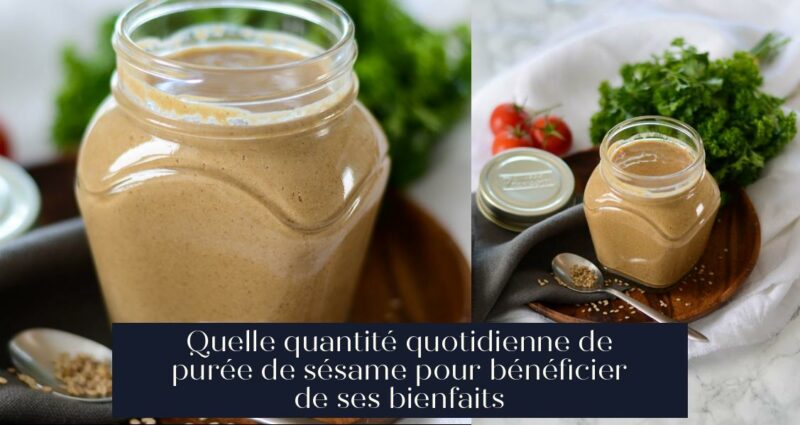 Quelle quantité quotidienne de purée de sésame pour bénéficier de ses bienfaits