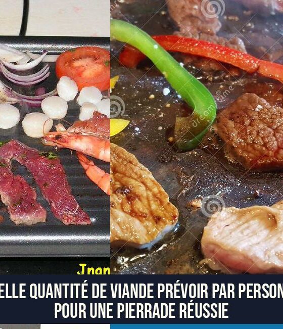 Quelle quantité de viande prévoir par personne pour une pierrade réussie