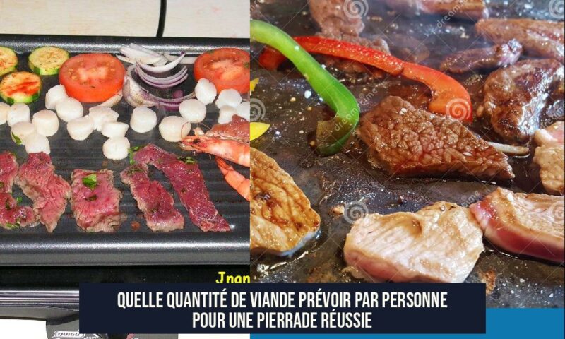 Quelle quantité de viande prévoir par personne pour une pierrade réussie