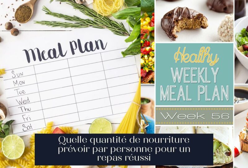 Quelle quantité de nourriture prévoir par personne pour un repas réussi