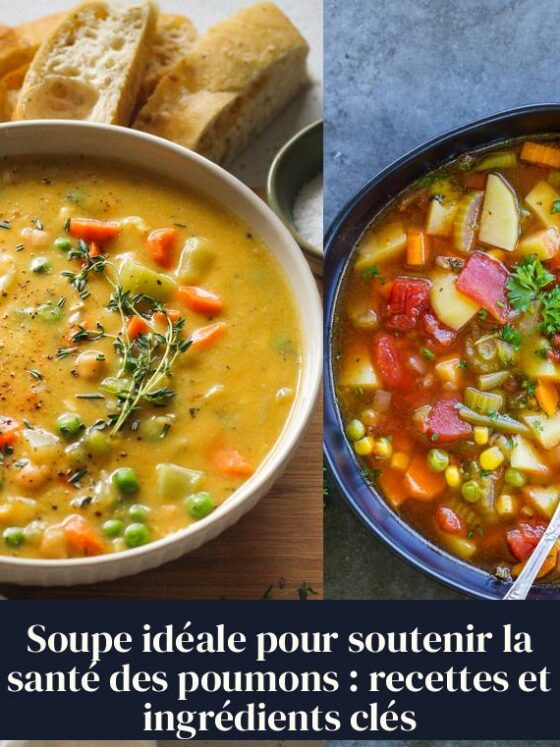 Soupe idéale pour soutenir la santé des poumons : recettes et ingrédients clés