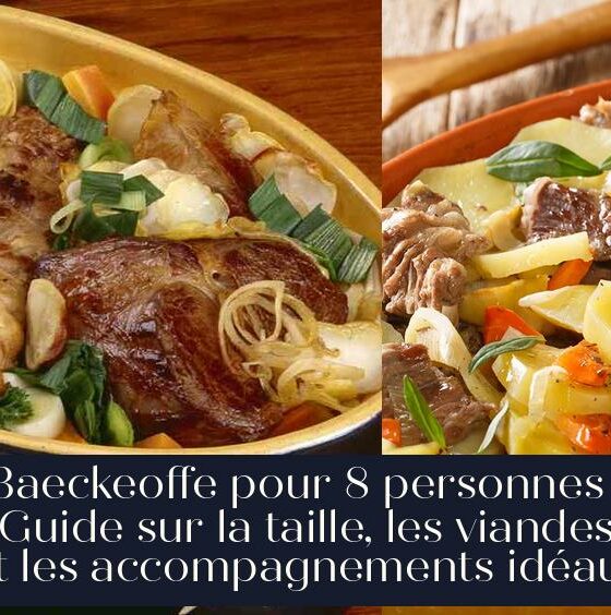 Baeckeoffe pour 8 personnes : Guide sur la taille, les viandes et les accompagnements idéaux
