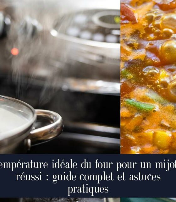 Température idéale du four pour un mijoté réussi : guide complet et astuces pratiques
