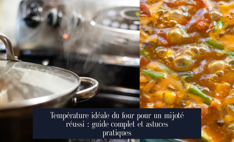 Température idéale du four pour un mijoté réussi : guide complet et astuces pratiques