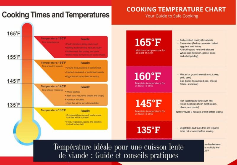Température idéale pour une cuisson lente de viande : Guide et conseils pratiques