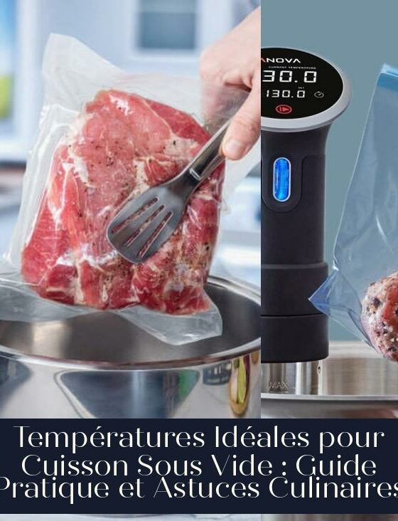 Températures Idéales pour Cuisson Sous Vide : Guide Pratique et Astuces Culinaires