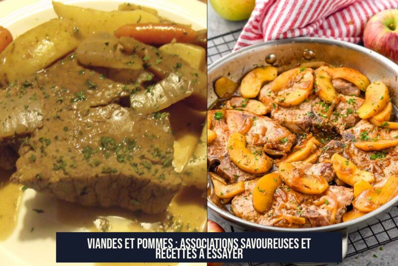 Viandes et pommes : associations savoureuses et recettes à essayer