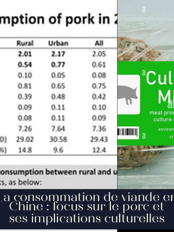 La consommation de viande en Chine : focus sur le porc et ses implications culturelles
