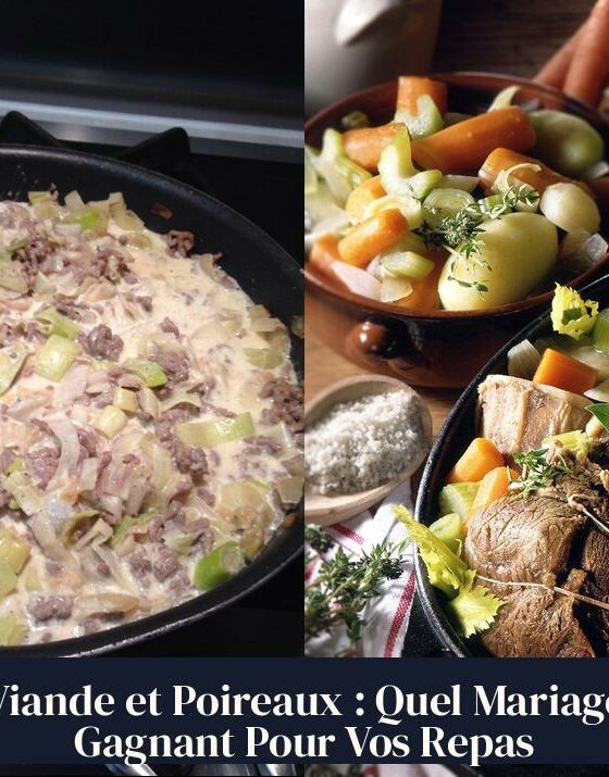 Viande et Poireaux : Quel Mariage Gagnant Pour Vos Repas