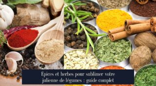 Épices et herbes pour sublimer votre julienne de légumes : guide complet