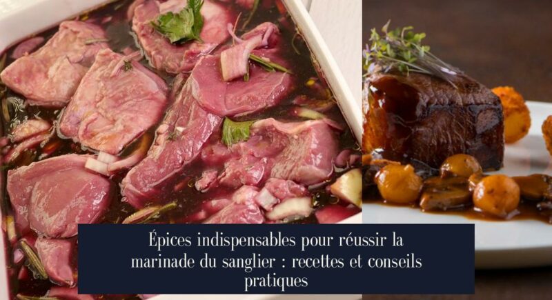 Épices indispensables pour réussir la marinade du sanglier : recettes et conseils pratiques