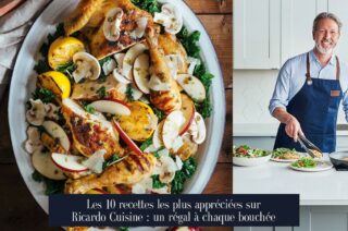 Les 10 recettes les plus appréciées sur Ricardo Cuisine : un régal à chaque bouchée