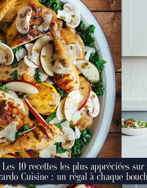Les 10 recettes les plus appréciées sur Ricardo Cuisine : un régal à chaque bouchée