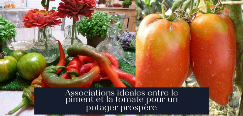 Associations idéales entre le piment et la tomate pour un potager prospère