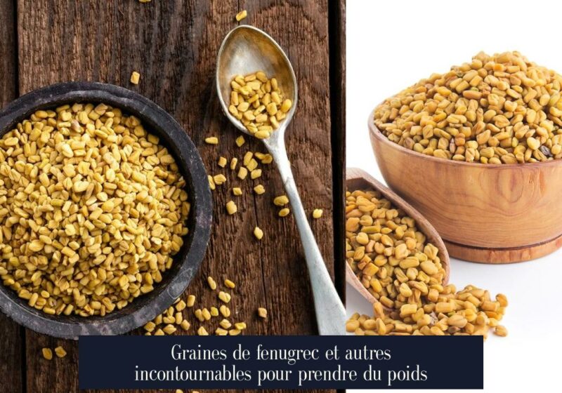 Graines de fenugrec et autres incontournables pour prendre du poids