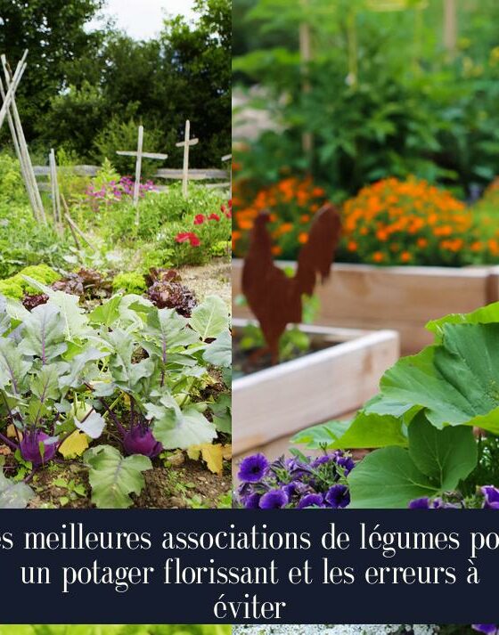 Les meilleures associations de légumes pour un potager florissant et les erreurs à éviter