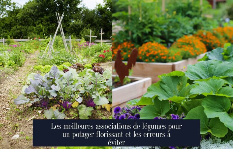 Les meilleures associations de légumes pour un potager florissant et les erreurs à éviter