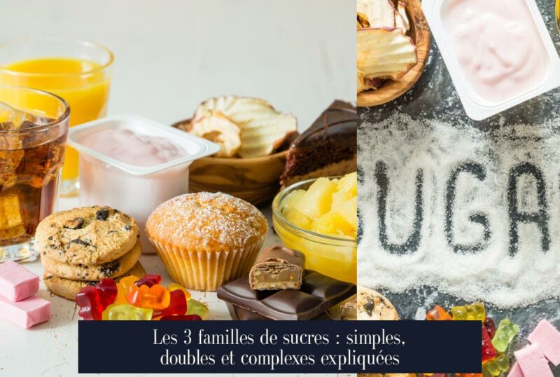 Les 3 familles de sucres : simples, doubles et complexes expliquées